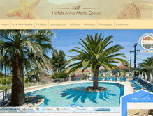 Tablet Screenshot of hotelannamaria.gr